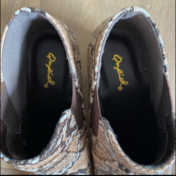 Qupid Salena-11x Snakeprint Bootie Sz.9 - Picture 5 of 12